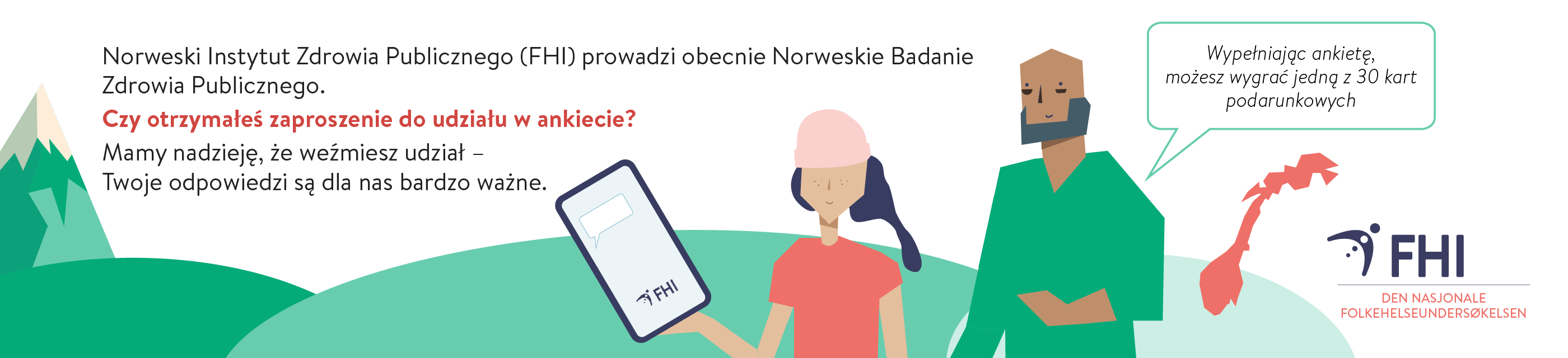 Badanie zdrowia publicznego w Norwegii. FHI prosi Polaków o pomoc – sprawdź, czy dostałeś SMS.