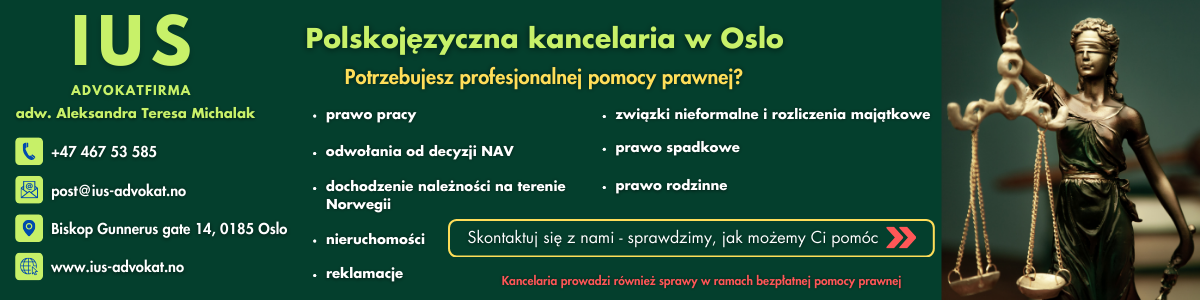 Advokatfirmaet Ius AS – polskojęzyczna kancelaria w Norwegii