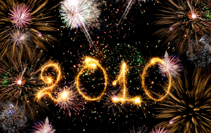 SKOK  W NOWY ROK 2010.  Godt nytt år - Happy New Year 2010