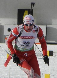 Biatlon: Tomasz Sikora drugi w biegu ze startu wspólnego