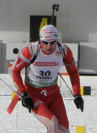 Biatlon: Tomasz Sikora drugi w biegu ze startu wspólnego