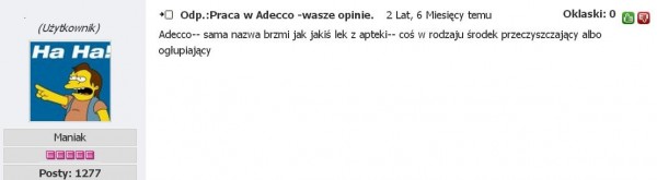 Oslo żąda 23 milionów koron od Adecco