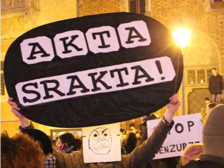 Anty ACTA-ywiści na ulicach