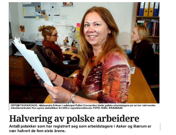 Asker i Bærum: Rejestruje się 50% mniej polskich pracowników, niż 5 lat temu. Czy to możliwe?