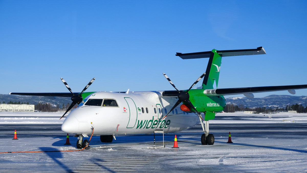 Loty regionalne w Norwegii potaniały. Większość obsługują linie Widerøe