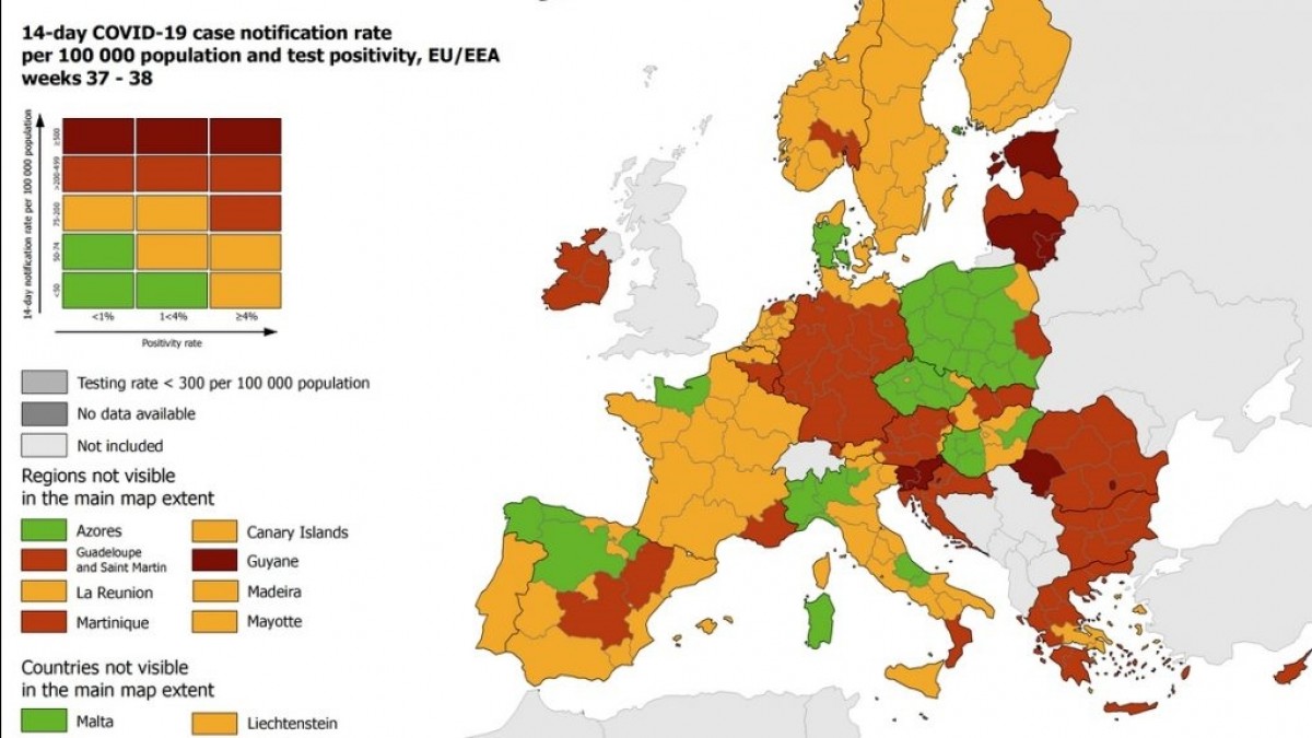 Kolorowe mapy infekcji mogą zniknąć. Ma to ułatwić podróżowanie po Europie
