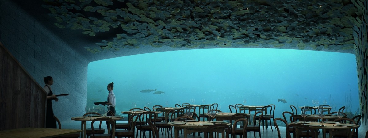 Tak będzie wyglądać podwodna restauracja w Norwegii. Robi wrażenie [ZDJĘCIA]