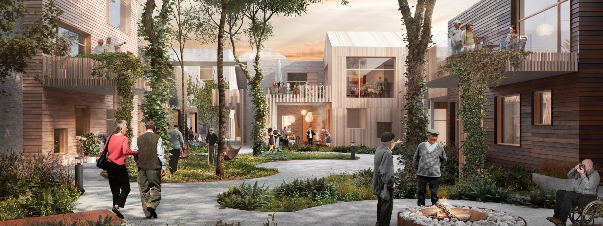 „Miasteczko” zamiast zwykłego domu opieki. Projekt za 450 milionów koron powstanie w stolicy