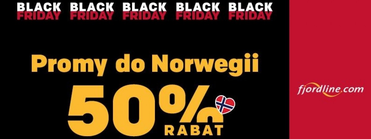 Black Friday 2018: bilety promowe Fjord Line tańsze aż o połowę