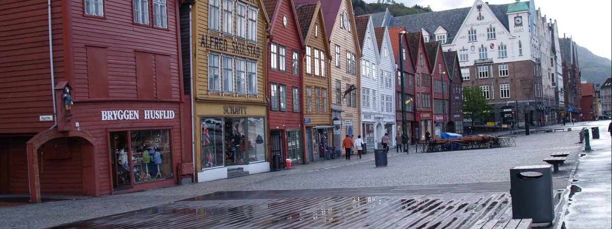 Najbardziej deszczowe miasto w Europie znowu zaskakuje: w Bergen padało codziennie przez ponad 3 tygodnie