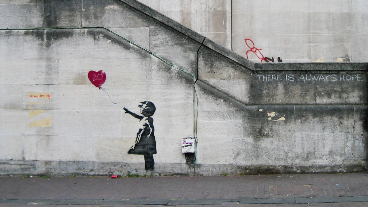 Supergwiazda sztuki ulicznej w Norwegii: w Oslo pojawią się prace Banksy'ego