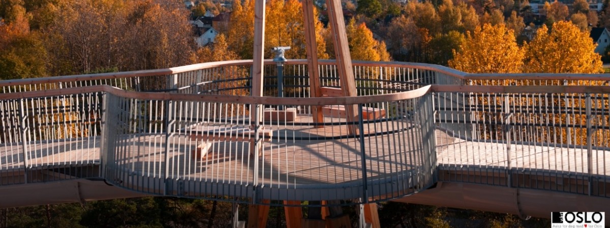 Podniebna trasa widokowa w Oslo: spacer 15 metrów nad ziemią