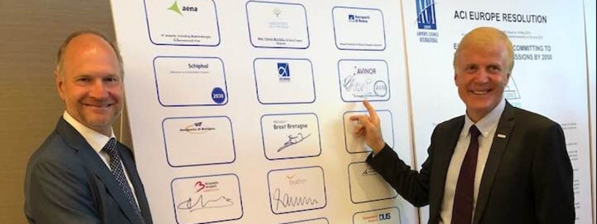 Lotniska wspólnie przeciw zmianom klimatu: do 2050 cała branża chce być bezemisyjna