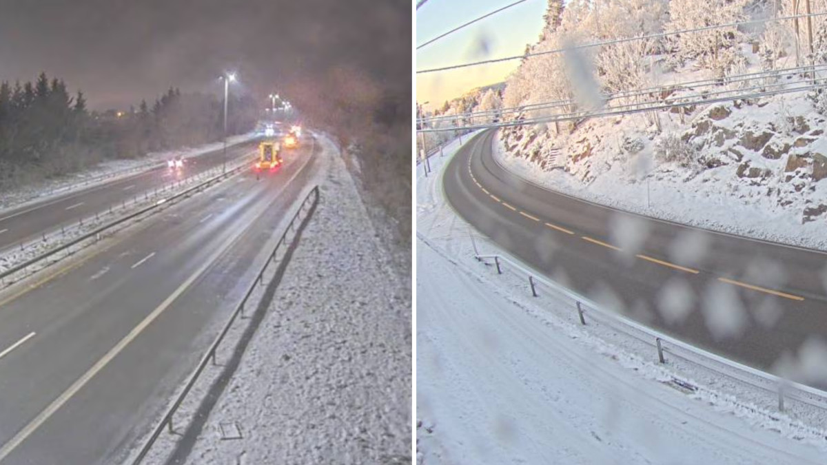 Ekstremalne warunki na norweskich drogach. Nie dały rady piasek i sól