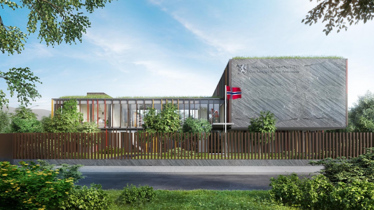 Polski architekt zaprojektował norweską ambasadę. Pomysłem zainteresowali się dyplomaci