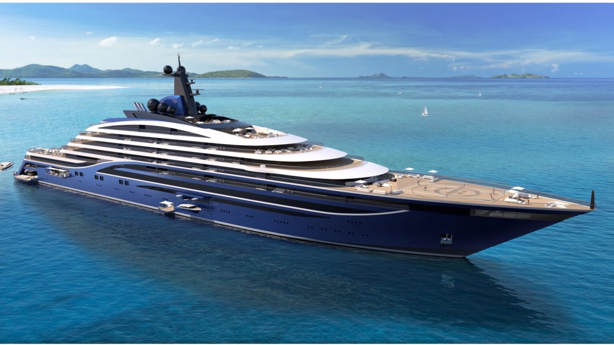 Norweska stocznia zbuduje największy jacht na świecie. Cena apartamentu: prawie 95 milionów koron