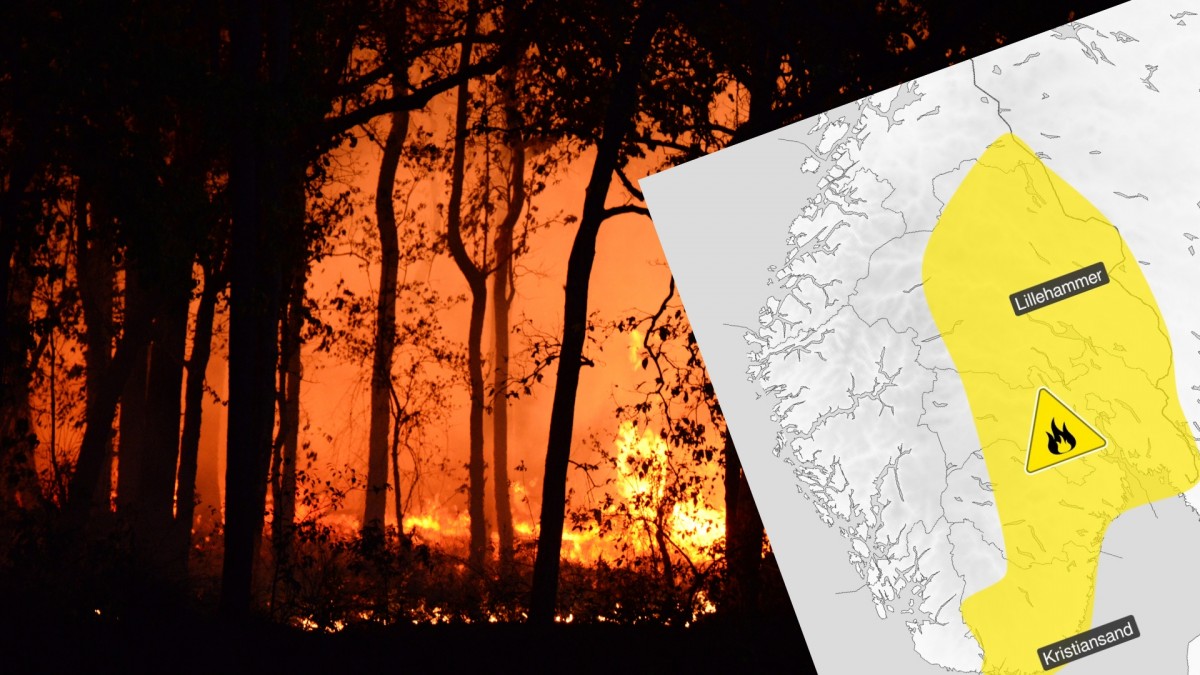 Zagrożenie pożarowe w południowej Norwegii. Spadło nawet 80 procent mniej deszczu