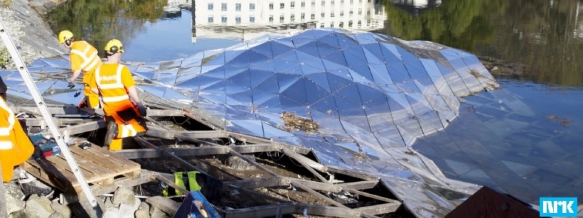 Dzieło sztuki za 4 miliony koron zniknęło z Bergen. Nie opłacało się go naprawiać