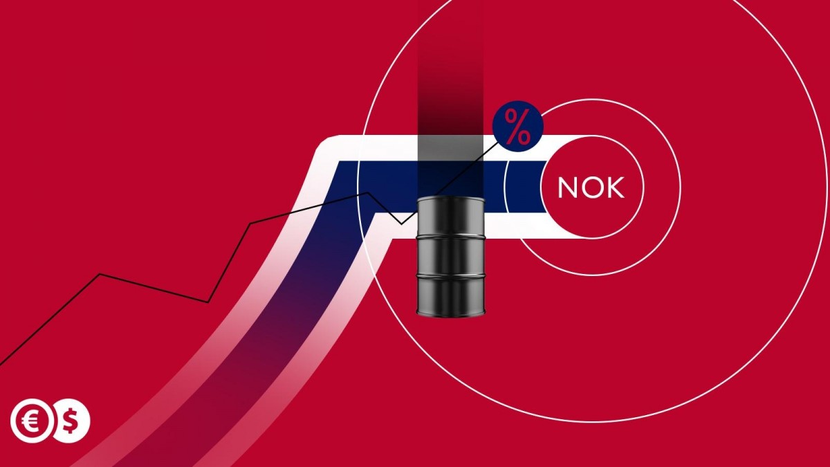 Korona norweska bardziej niestabilna niż złoty: przyczynami cena ropy i omikron