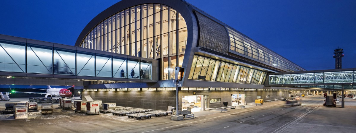 21 sklepów, 37 restauracji, a nawet... fryzjer: rozbudowa lotniska Oslo-Gardermoen dobiegła końca