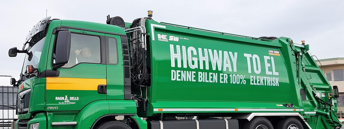 Pierwsza w kraju elektrośmieciarka wyjedzie na ulice Oslo