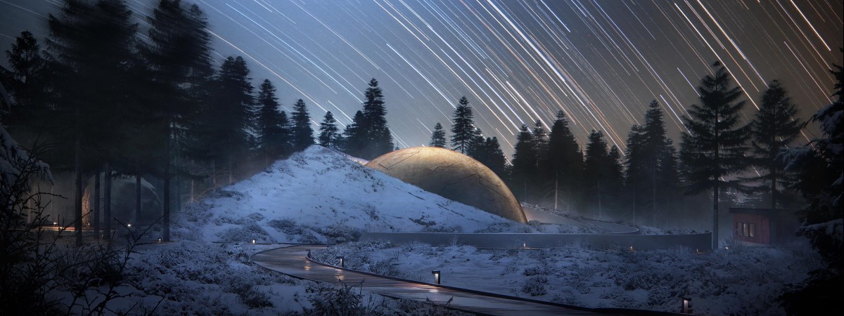 Gwiezdny teatr pośród drzew: w norweskich lasach powstanie nowoczesne planetarium