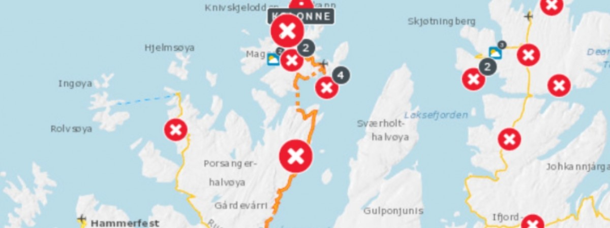 Zamiecie i pozamykane drogi. Ekstremalna zima znów nawiedza Norwegię [ALERT POGODOWY]