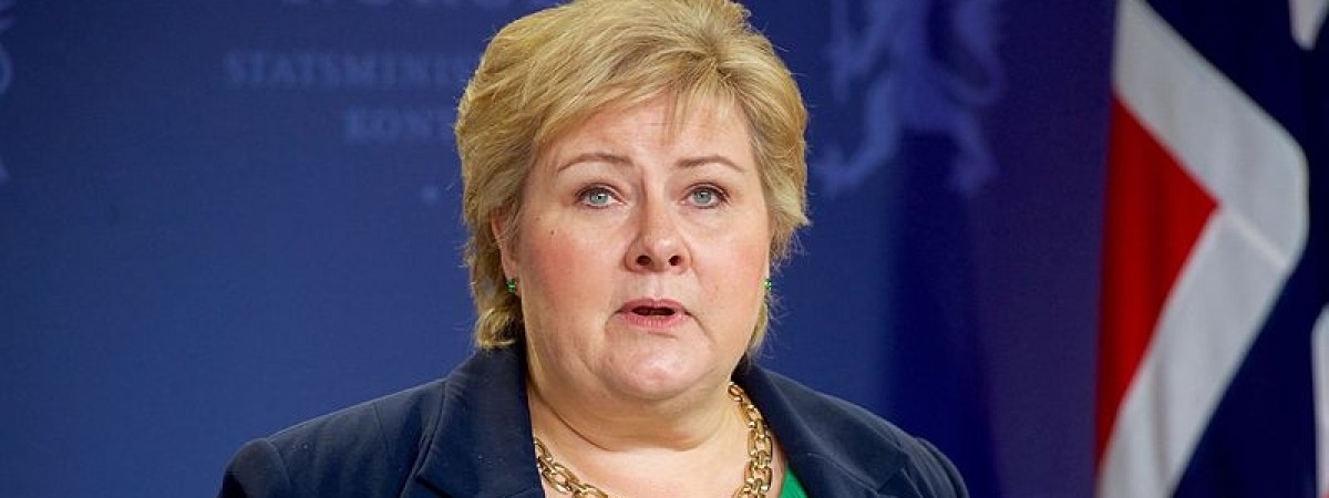 Erna Solberg wciąż ma ogromne poparcie na stanowisku premiera