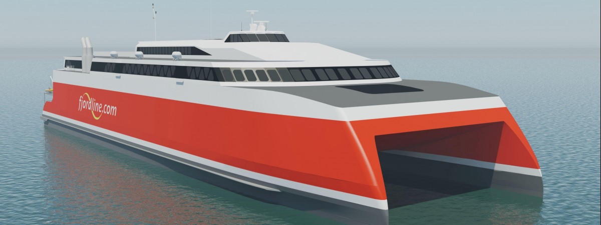 Fjord Line buduje nowoczesny katamaran na trasę Kristiansand-Hirtshals 