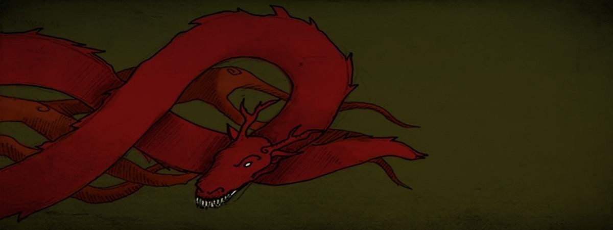 Nordycki zwierzyniec. Nidhögg – skrzydlaty wąż z krainy umarłych