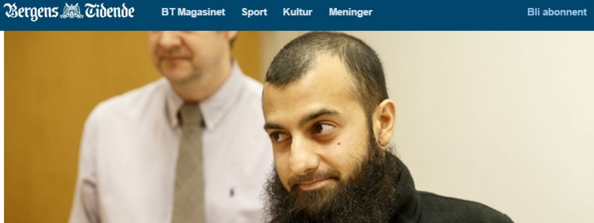 Pierwszy taki wyrok: dziewięć lat więzienia za rekrutowanie do ISIS. Norweski islamista skazany