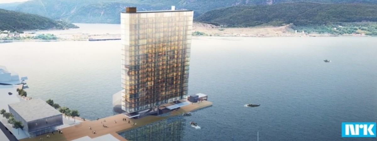 78 metrów i 24 piętra – powstanie najwyższy hotel w Północnej Norwegii