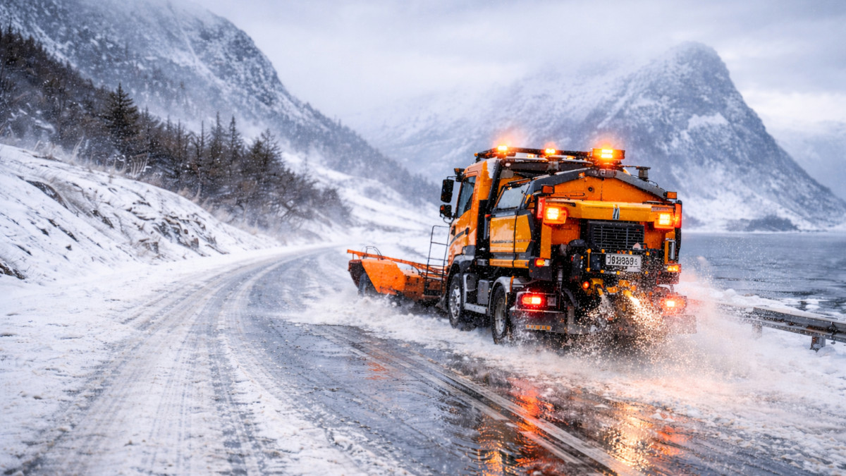 Sztuczna inteligencja podbija norweskie drogi. Decyduje choćby o ilości soli