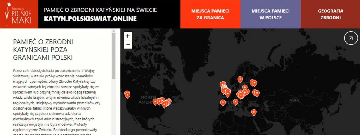 „Chcielibyśmy, by tak ważnych dla Polaków miejsc powstawało więcej”. Jest Mapa Pamięci Zbrodni Katyńskiej na Świecie