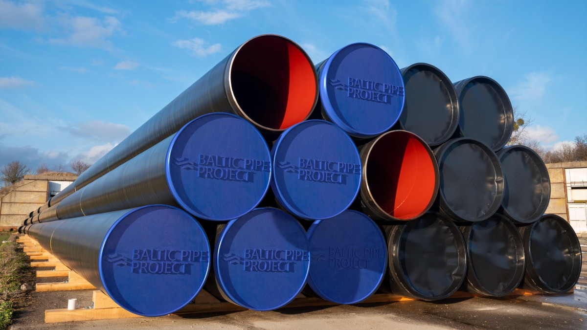 Baltic Pipe w pełni gotowy. Otrzymał pierwszą dostawę gazu z Norwegii