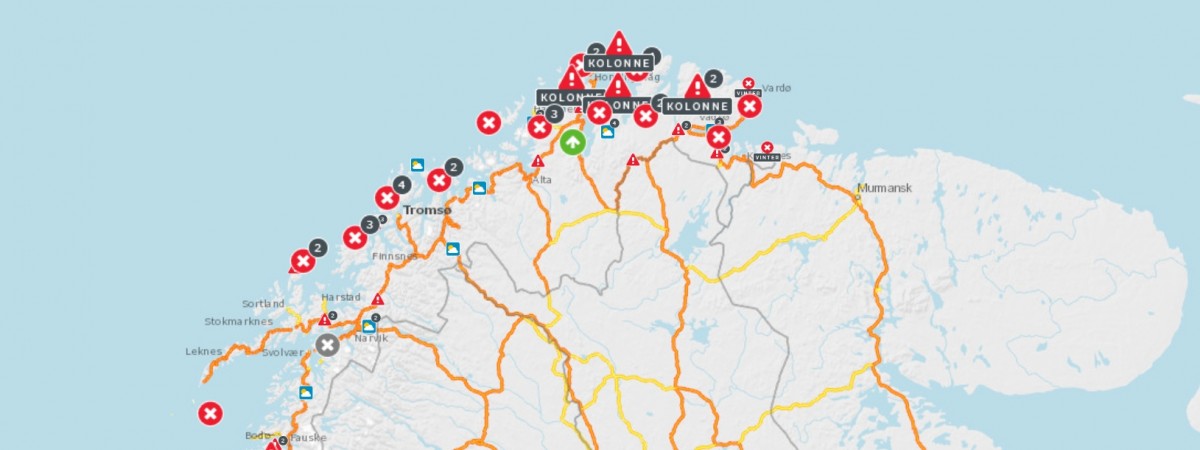 Bardzo trudne warunki pogodowe na północy. Wiele dróg zamknięto