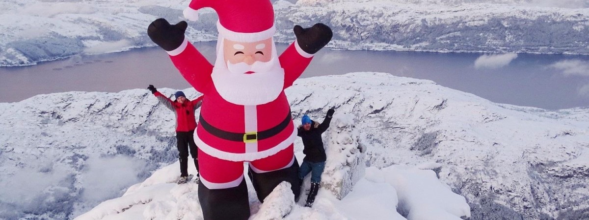 Góra Hornelen też świętowała. Takiego widoku nikt się nie spodziewał