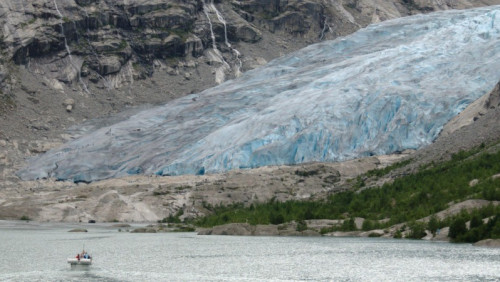 Znikające piękno Norwegii: 487 km kwadratowych lodu