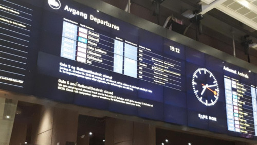 Komunikacja zastępcza za pociągi między Drammen i Asker. NSB boi się chaosu