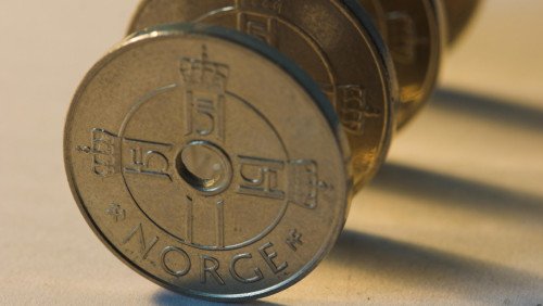 Korona norweska z wyraźnym wzrostem. Traci złotówka, euro i dolar