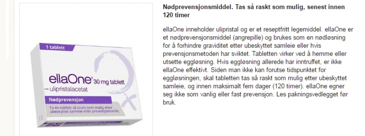 „Tabletka dzień po”: w Polsce na receptę, w Norwegii dostępna w drogerii