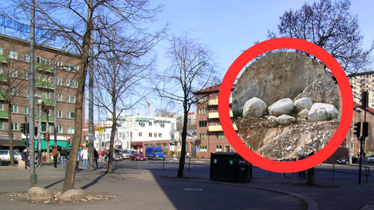 Zagrożenie w centrum Oslo. Skały spadły między blokami mieszkalnymi