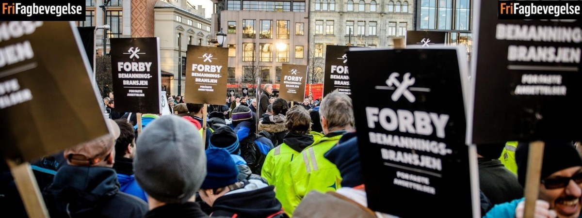 Pogróżki od zarządu, tysiące strajkujących pod Stortingiem. Batalia z agencjami pośrednictwa dopiero się zaczyna