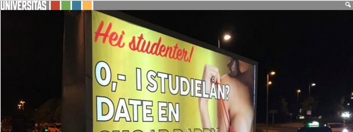 „Spotkaj się z sugar daddy!”: mobilna reklama w stolicy namawia studentki do sponsoringu