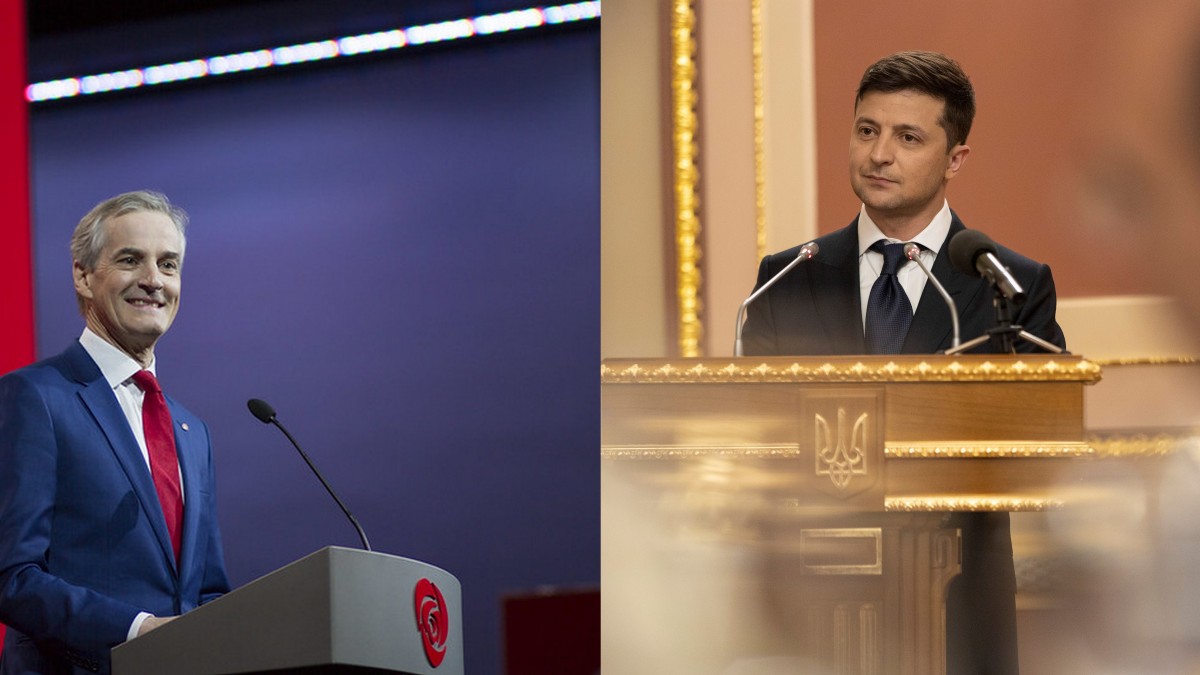 Zełenski dziękuje Norwegii za wsparcie. Rozmawiał z premierem