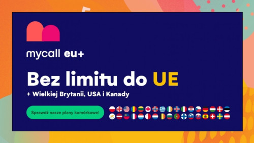 Mobilny plan Mycall: nielimitowane połączenia do UE