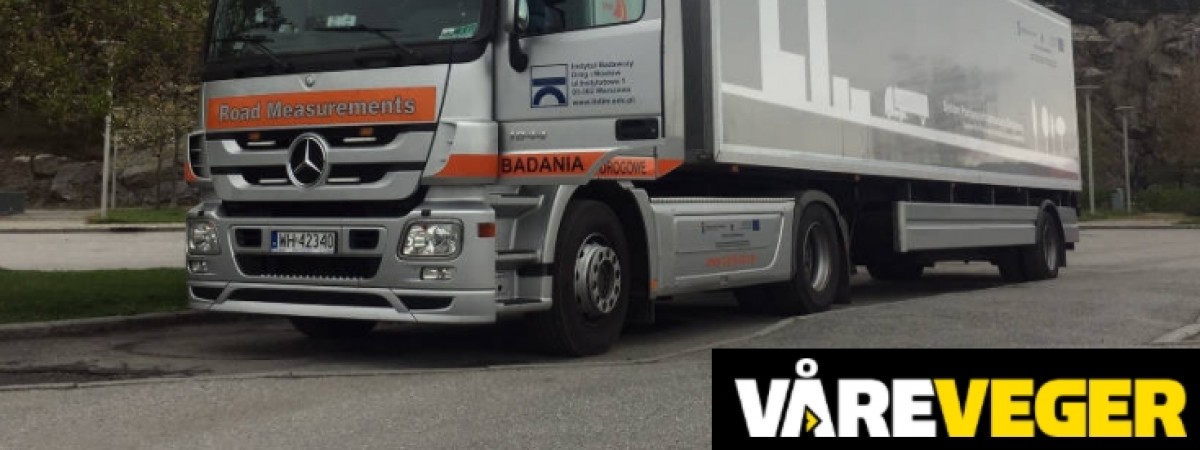 Polska superciężarówka będzie badać norweskie drogi