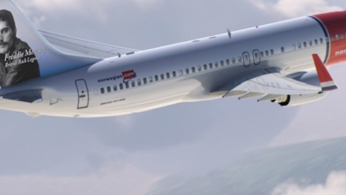 Freddie Mercury na ogonie Norwegiana: linie uwiecznią ikonę rocka na nowych samolotach