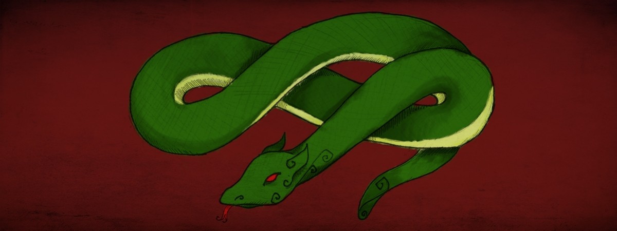 Nordycki zwierzyniec. Jormungand – wąż oplatający Ziemię