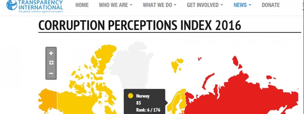 Norwegia najbardziej skorumpowanym krajem w Skandynawii [RAPORT]